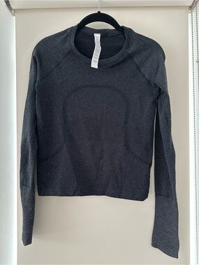 lululemon athletica Black Sparkle Long-Sleeve Tee